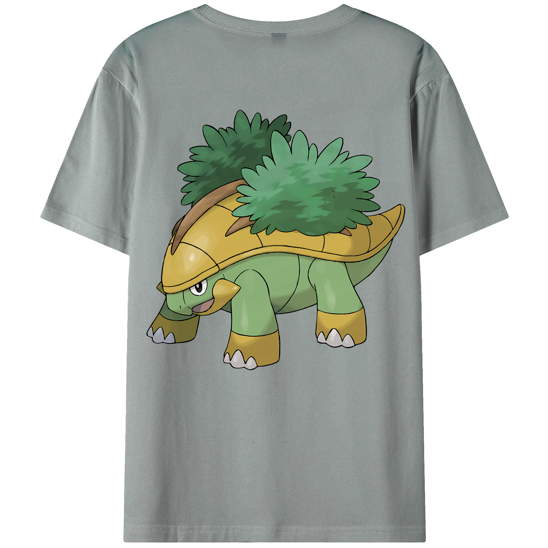 （画像用） ポケットモンスター Pokémon 綿100％ メンズ半袖Tシャツ（バックプリント） 通気性